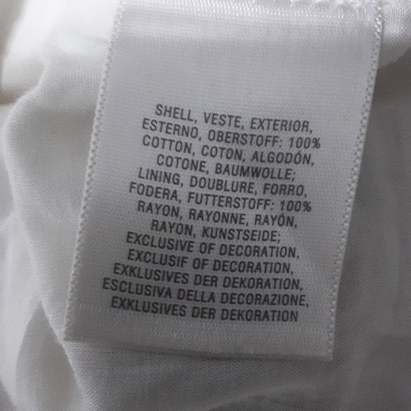 Anthropologie Holding Horses Ivory Combo Striped Fringed Tiered Shift Dress US 6 - Picture 11 of 15